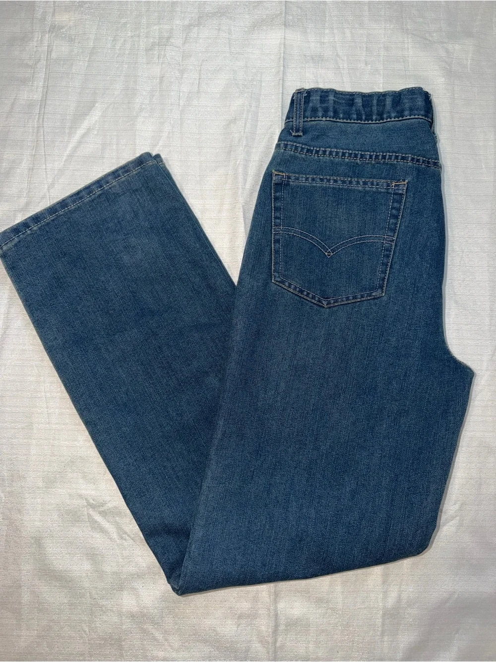 Levi's 505 Regular Fit Boys Jeans Size 20 Regular W30 L32 Blue Denim NWOT